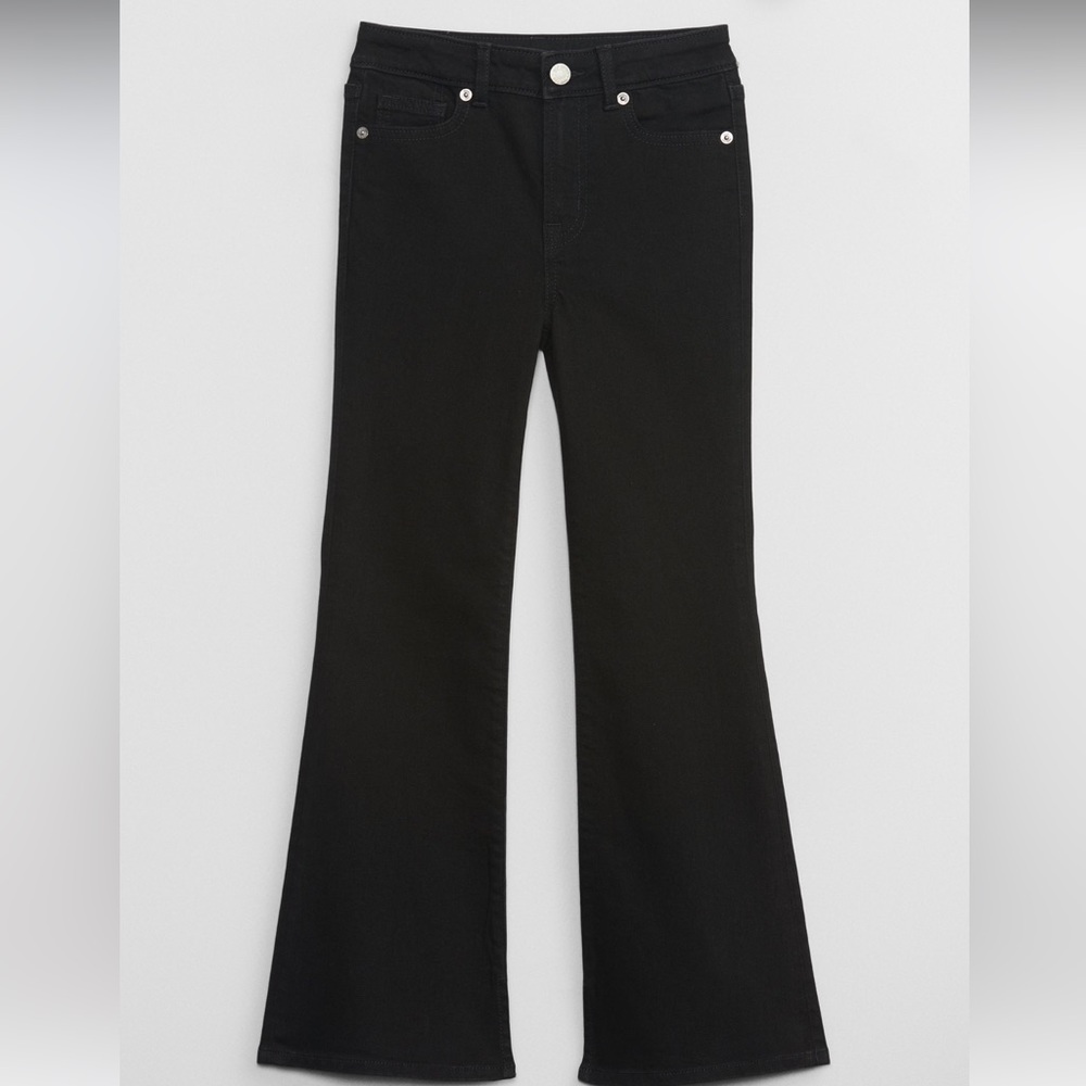 Gap Kids High Rise '70s Flare Black Jeans NWT Size 5